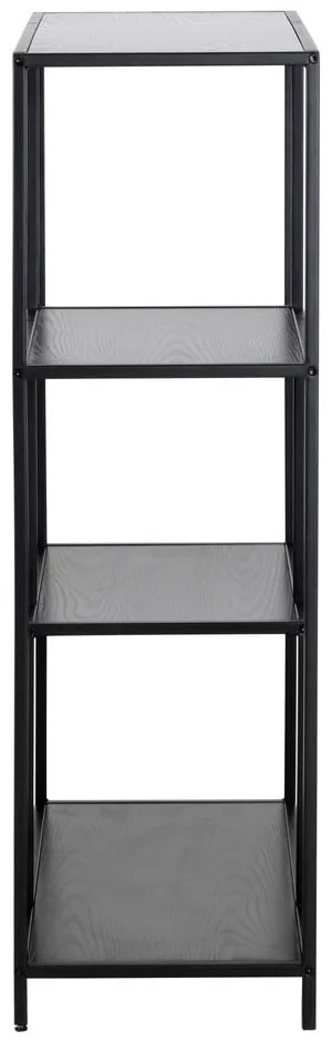 Fekete könyvespolc 77x114 cm Seaford – Actona