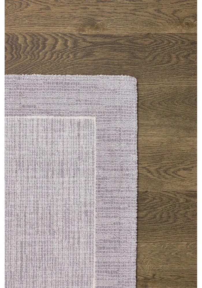 Szürke gyapjú szőnyeg 160x240 cm Linea – Agnella