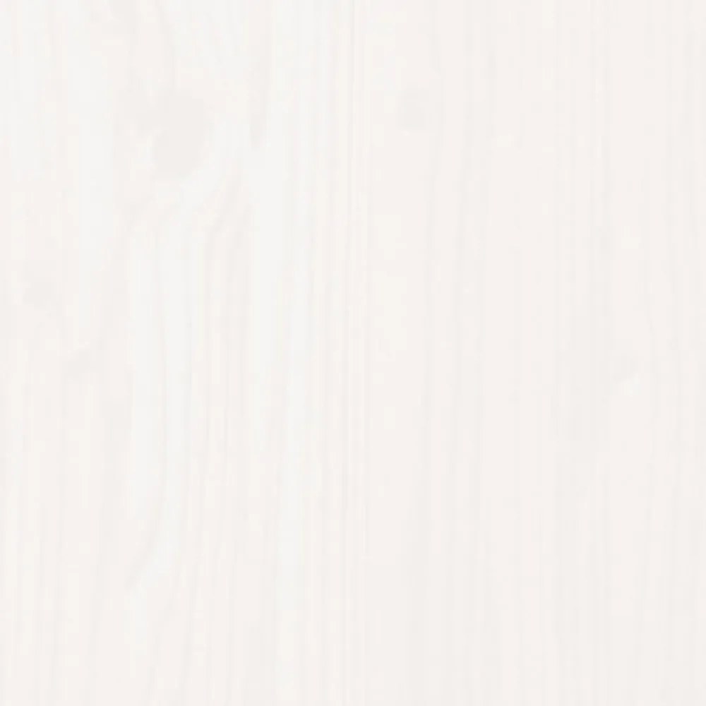 fehér tömör fenyőfa tálalószekrény 110 x 40 x 78 cm
