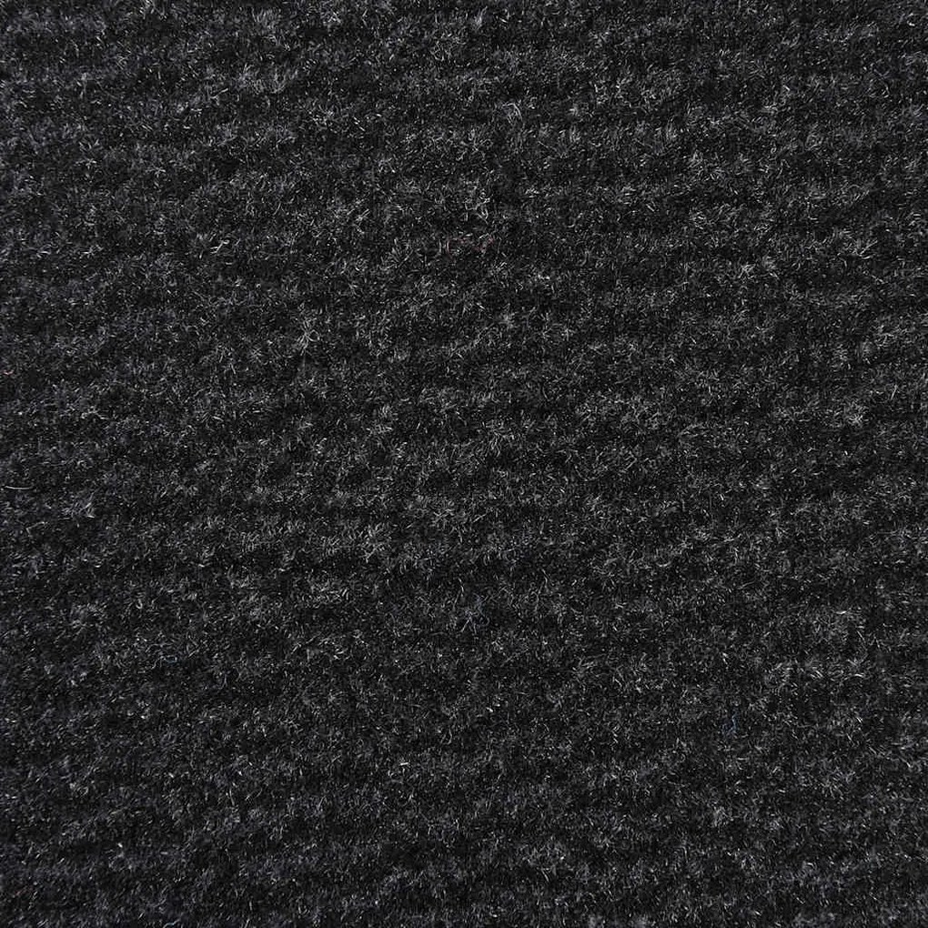 lábtörlő fekete 90x150 cm