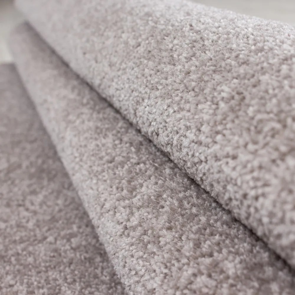 Világosbarna kerek szőnyeg ø 120 cm Ata – Ayyildiz Carpets