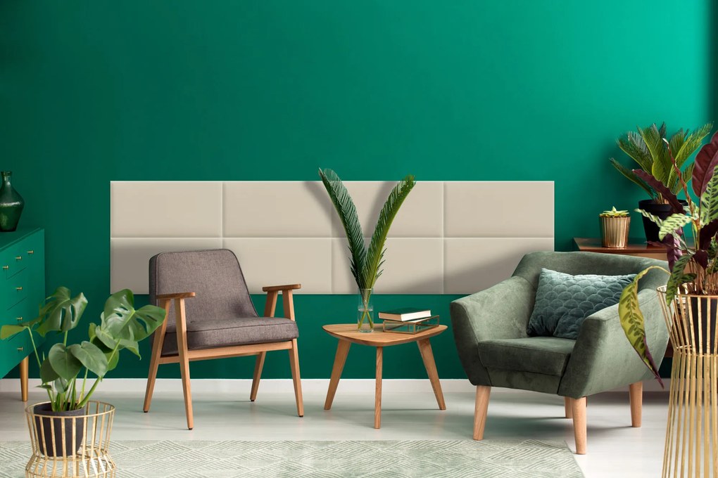Kárpitozott panel - Téglalap - 60x30cm Szín: Menta