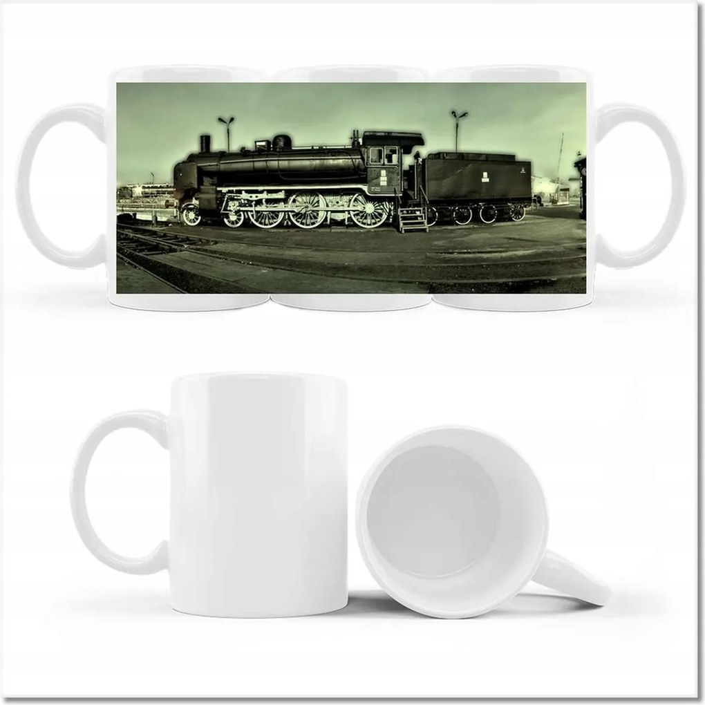 Fotó bögre Gőzmozdony OK1-322