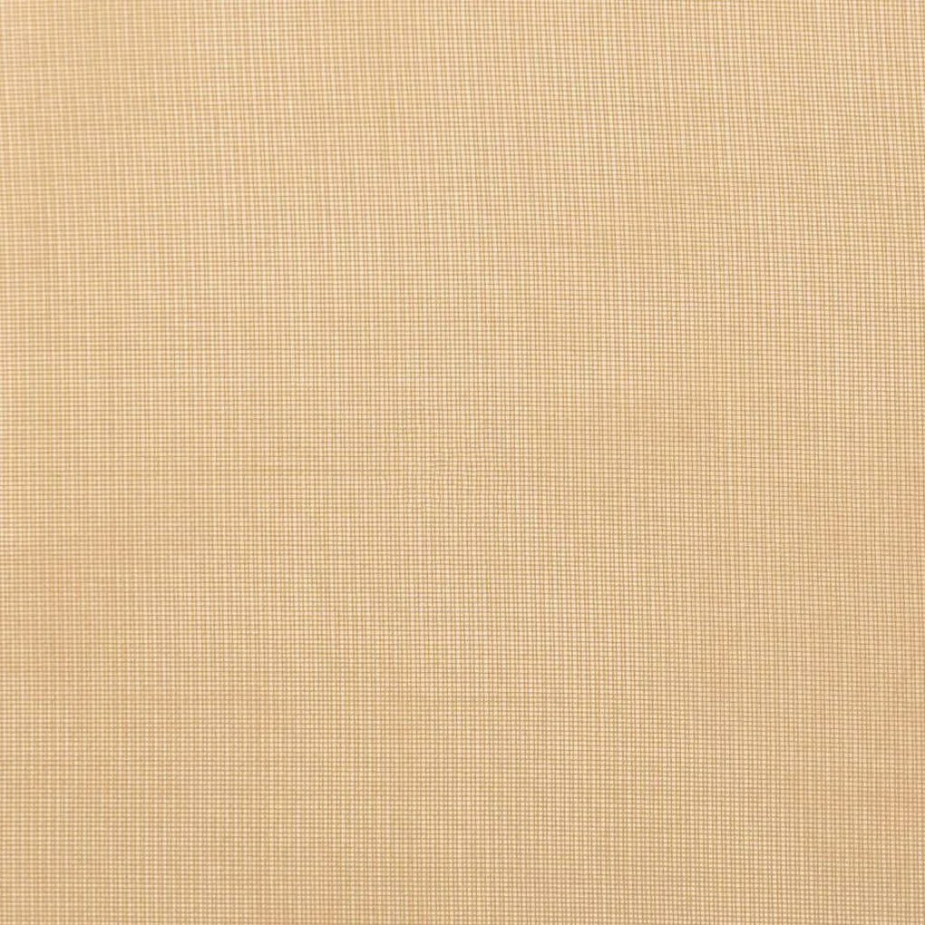 2 db homokszínű fátyolfüggönyök hurokkal 140x260 cm
