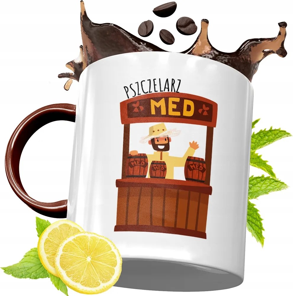 Bordó Bögre Méhésznek Születésnapra Ajándék fényképes nyomattal