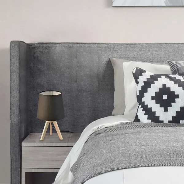 Rabalux 2069 - LYCHEE asztali lámpa 1xE14/25W/230V fekete