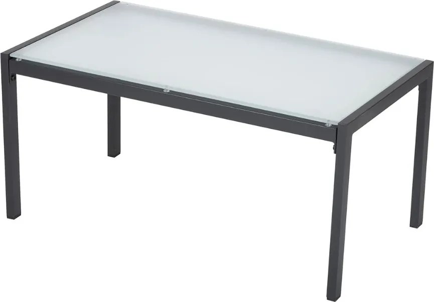 Kerti LOUNGE szett székekkel, paddal és asztallal, szürke