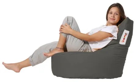 Babzsák 70x70 cm szürke