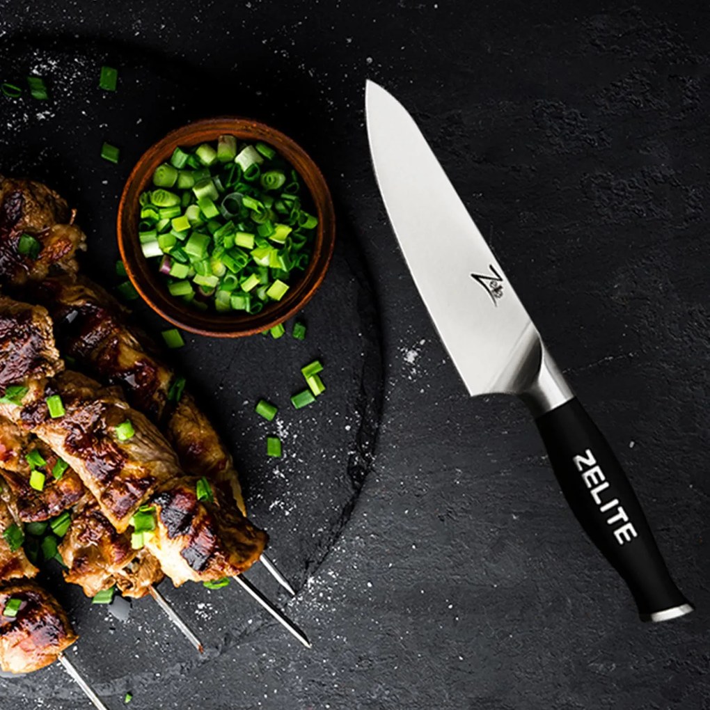 Zelite Infinity by Klarstein Comfort Pro, 6" szakácskés, 56 HRC, rozsdamentes acél