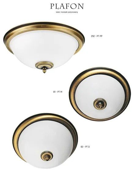 Jupiter 82 PTD - Mennyezeti lámpa PLAFON 2xE27/40W/230V Opál