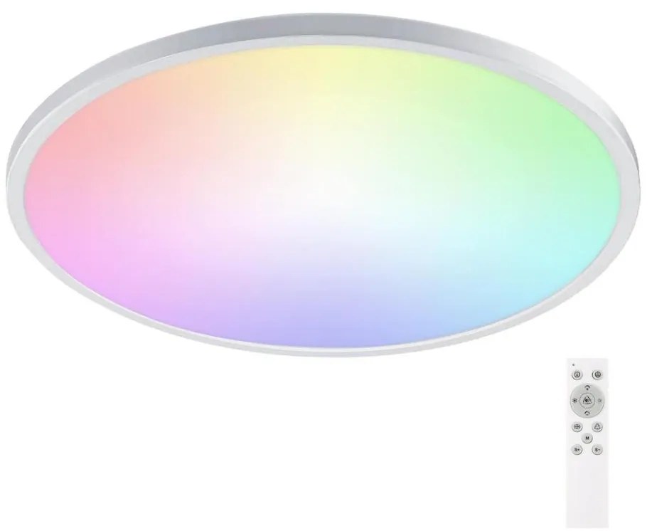 Aigostar LED RGBW fürdőszobai lámpa, 24W, 230V, 42 cm, IP44, távirányítóval