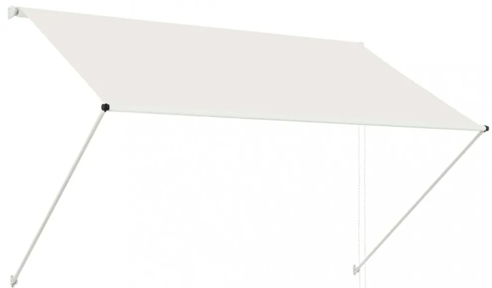 feltekerhető krémszínű napellenző 200 x 150 cm