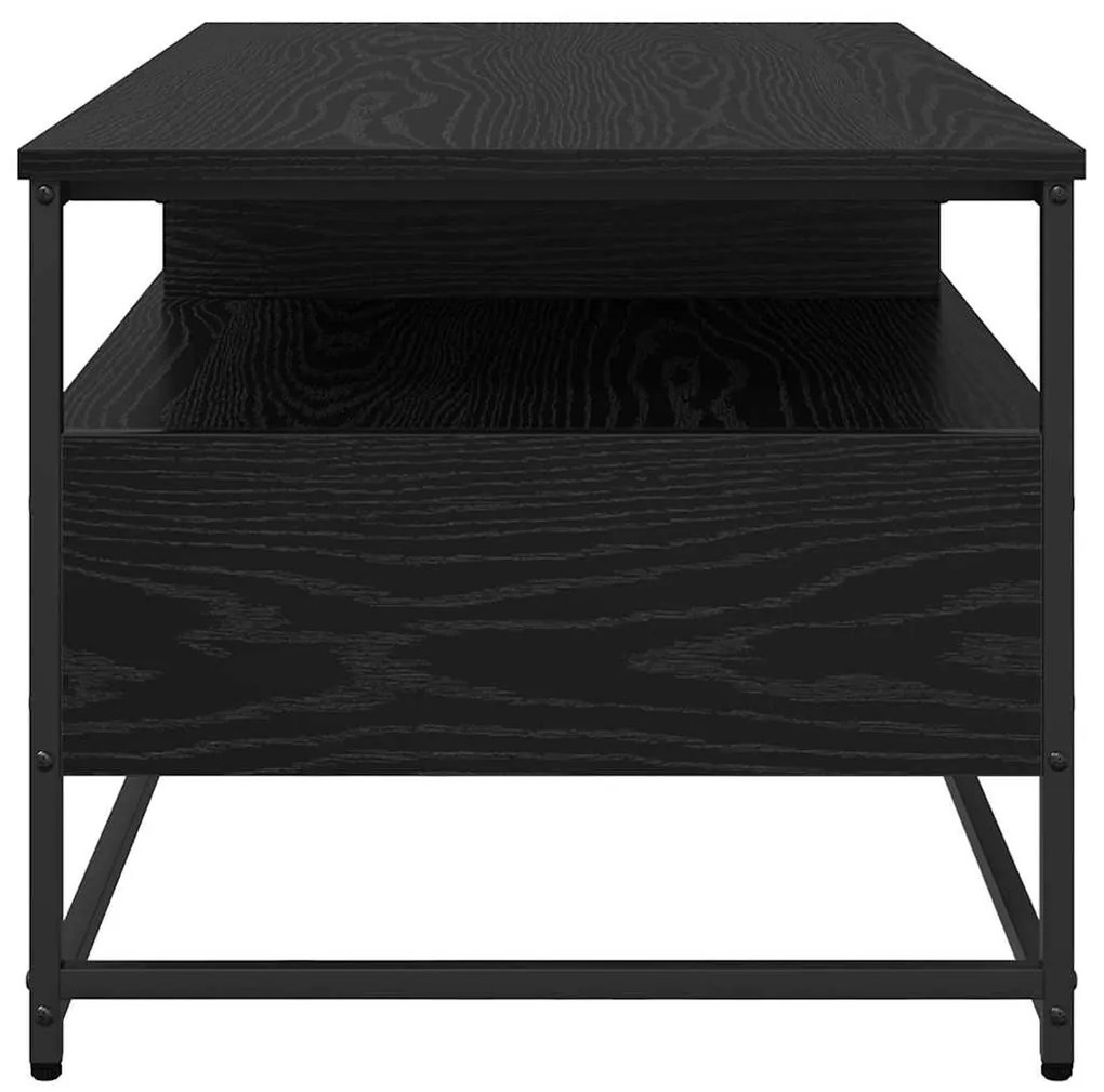 Dohányzóasztal fiókkal Musta tammi 100 x 51 x 45 cm Faanyag