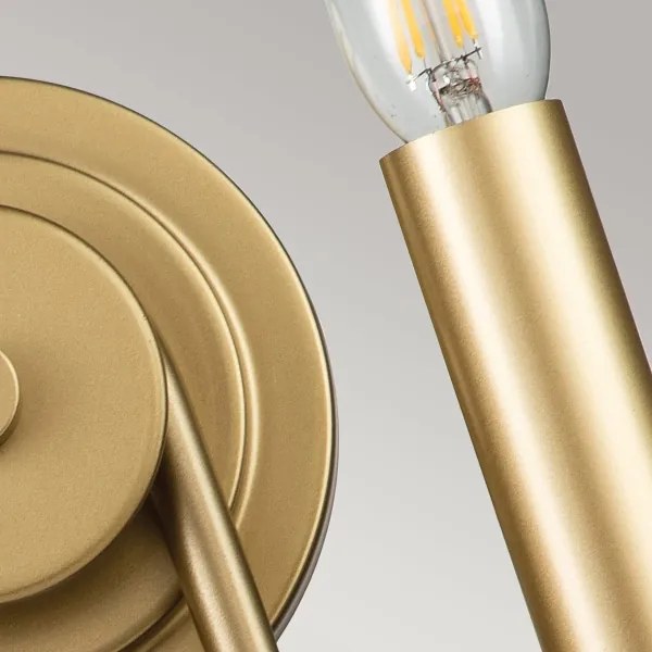 Kichler KL-CAPITOL-HILL2-PNBR - Fali lámpa CAPITOL HILL 2xE14/40W/230V aranyszínű