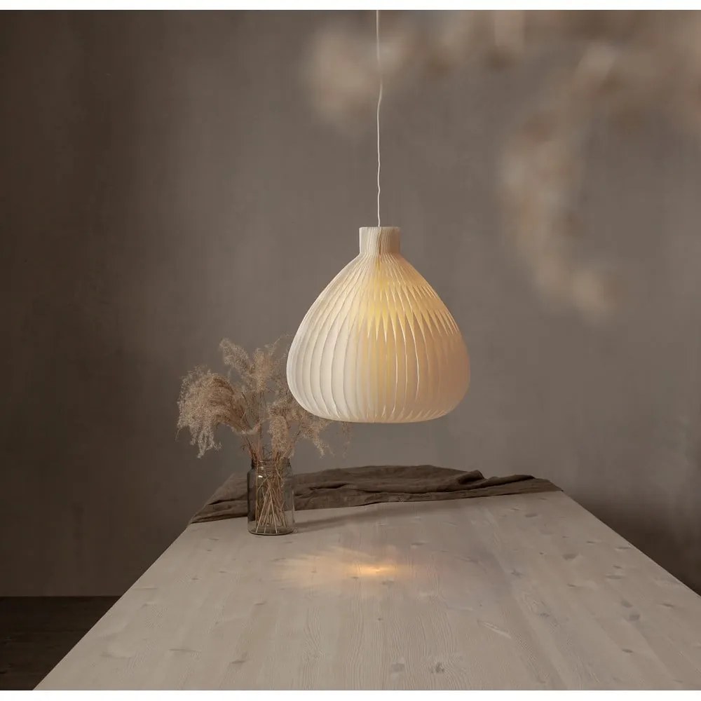 Krémszínű lámpabúra ø 38 cm Honeycomb – Star Trading