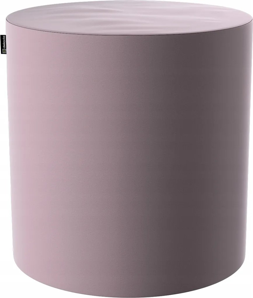 Dekoria Barrel puff halvány rózsaszín velúr