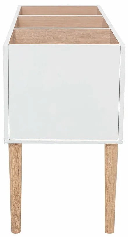 Fehér gyerek könyvespolc 90x50 cm Salam – Bloomingville Mini