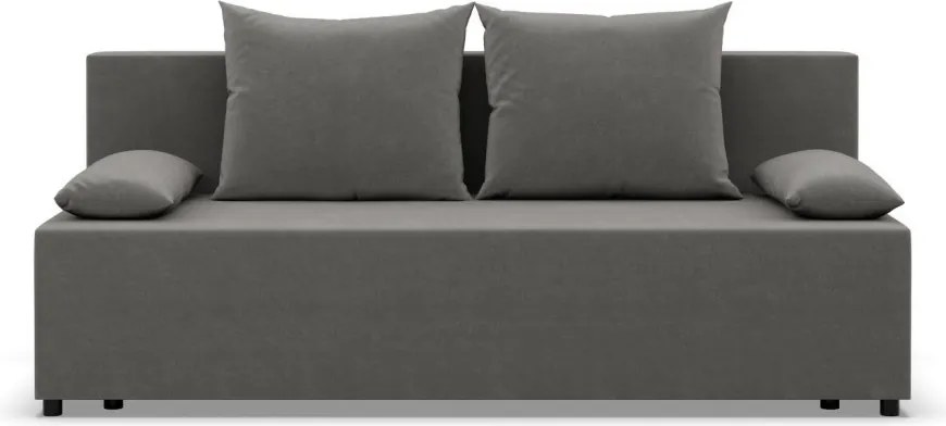 Nobu kanapé, bársony, világosszürke