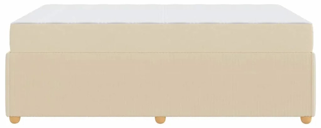 Ágykeret matraccal matracmal Krém 120 x 190 cm szövet