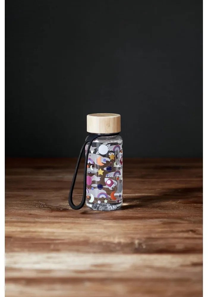 Tritán gyerek ivópalack 400 ml Space – Kindsgut