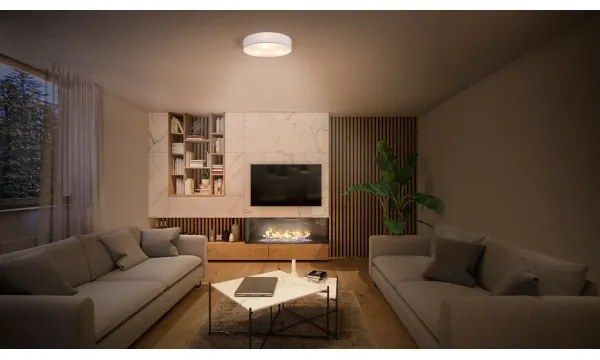 Ledvance - Mennyezeti lámpa ORBIS PÁRIZS 2xE27/25W/230V fehér