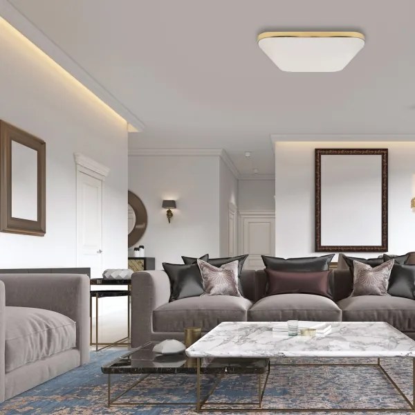 LED Fürdőszobai mennyezeti lámpa NEMO LED/17W/230V IP44 arany