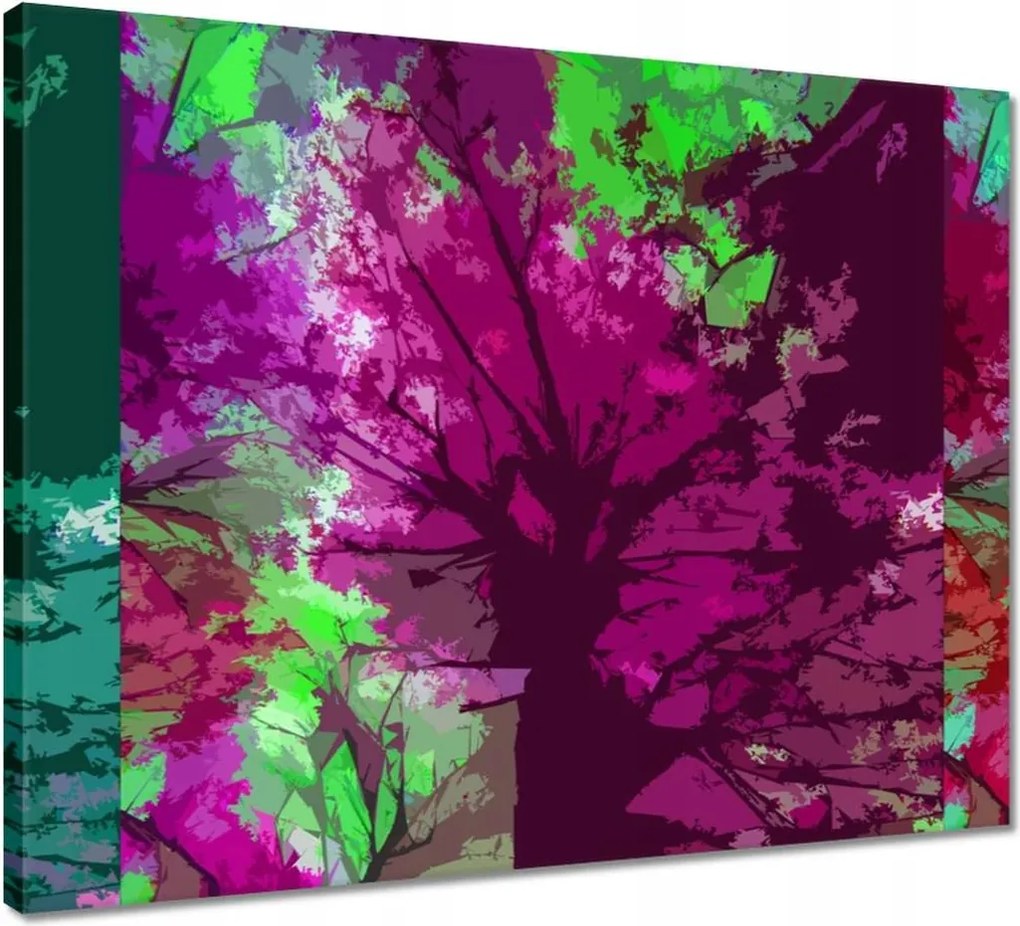 Vászonkép 50x40 Absztrakt Fák Ősz