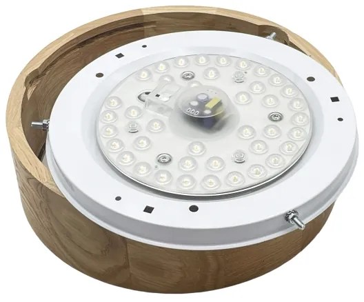 Brilagi - CARVALHO LED mennyezeti lámpa LED/20W/230V, tölgy, átm. 27,5 cm