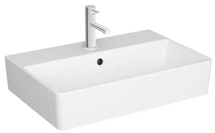 Wall hung washbasin VitrA Nuo 60x40 cm one tap hole 7435-003-0001