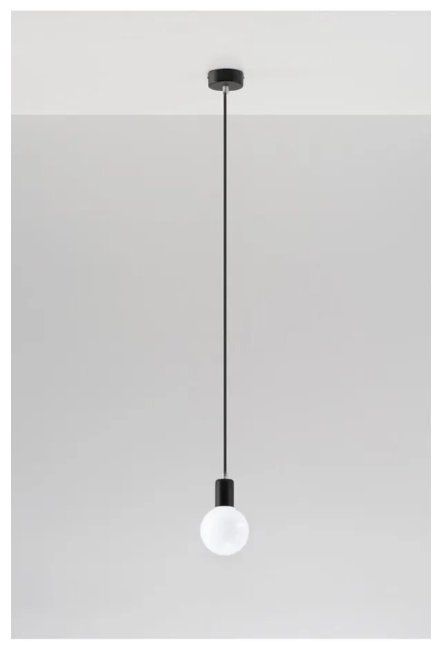 Bombilla fekete függőlámpa - Sollux