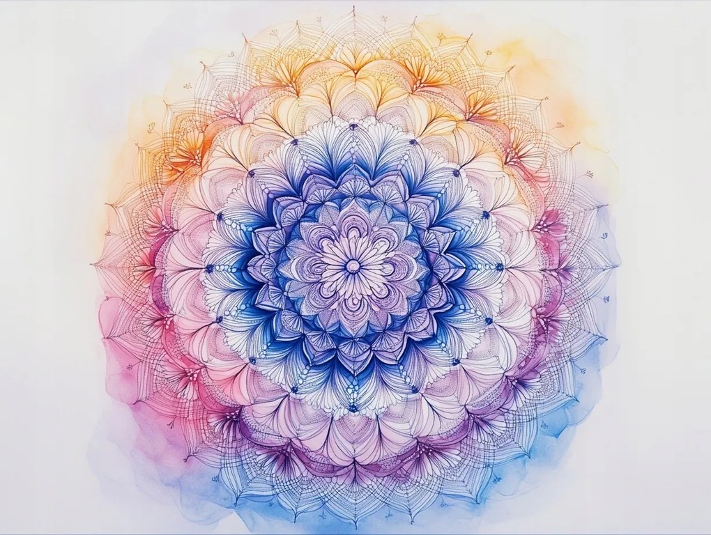 Vászonkép Canvas Mandala Harmónia Meditáció Zen Szellem Csipke 100x75