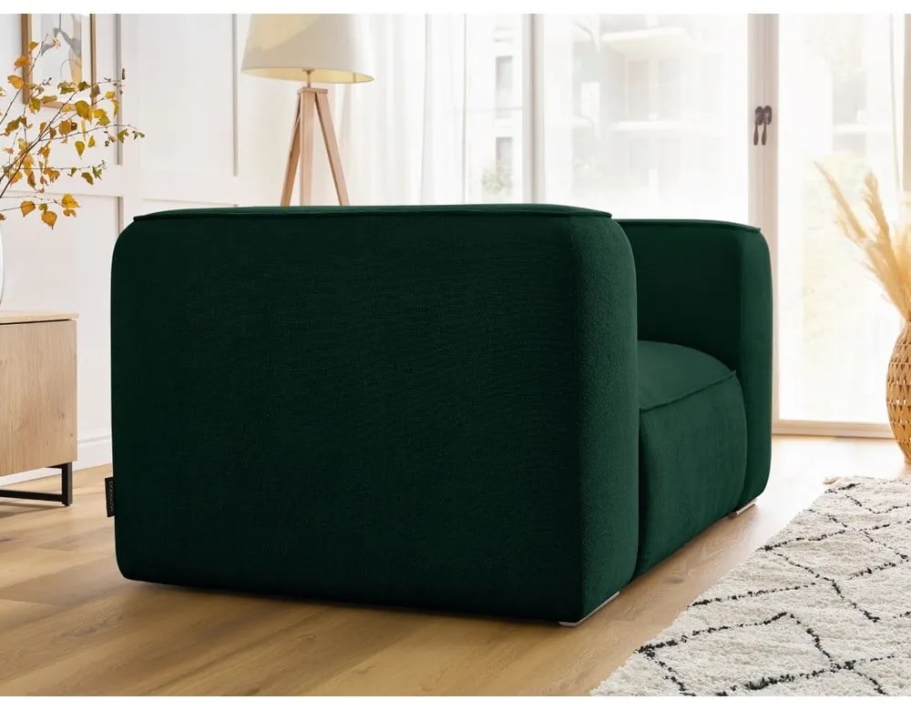 Sötétzöld fotel Zephyr – Bobochic Paris