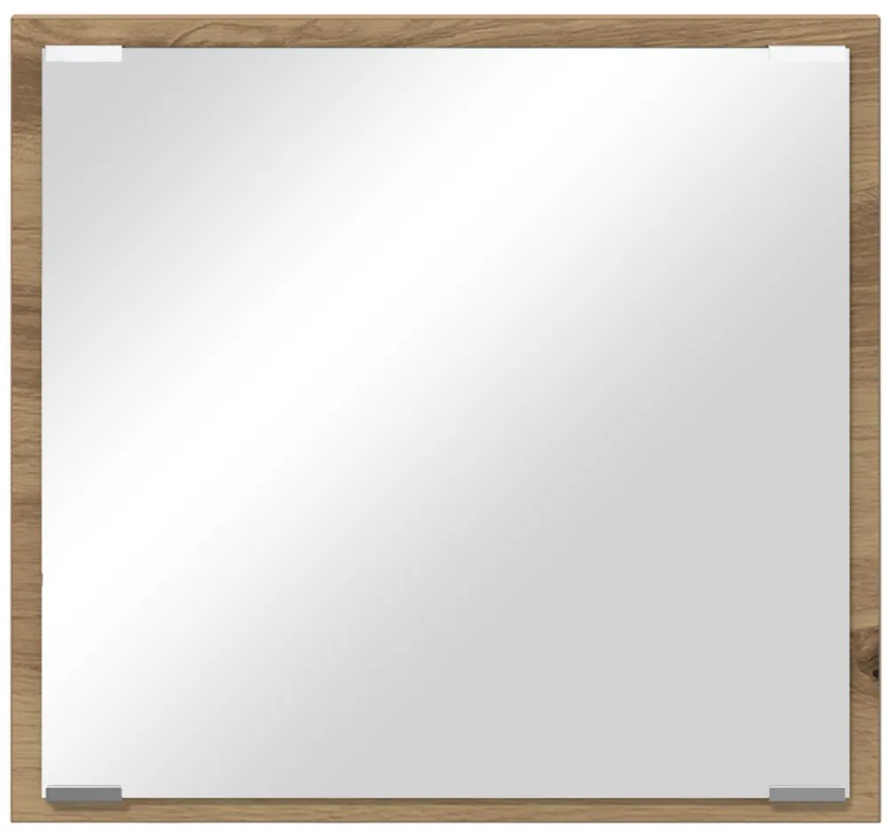 LED Fürdőszobai Tükör Művész Tölgy 40x8.5x37 cm Műgyanta fa