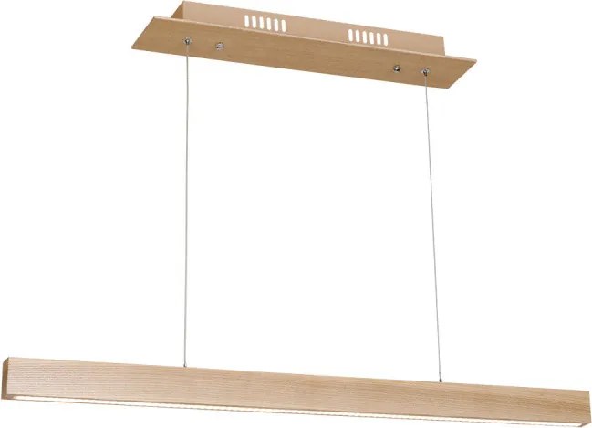 MILAGRO MLP568 TIMBER Modern Led Függesztett Lámpa Világos Fa LED IP20