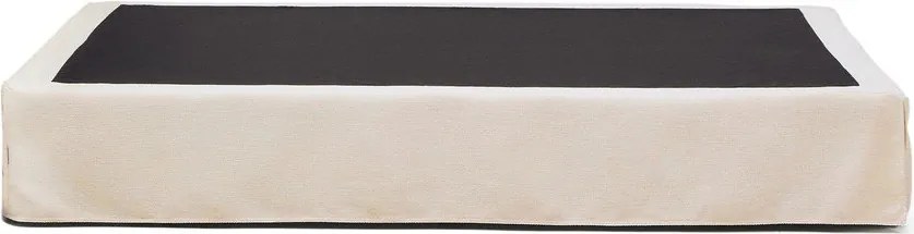 Fehér kárpitozott franciaágy ágytámla nélkül 160x200 cm Jaira – Kave Home