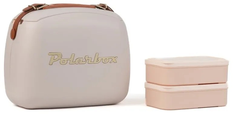 Törtrózsaszín hűtődoboz 6 l Classic Gold – Polarbox