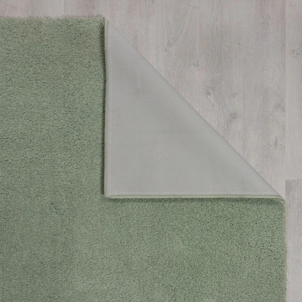 Zöld mosható szőnyeg újrahasznosított szálakból 160x230 cm Fluffy – Flair Rugs