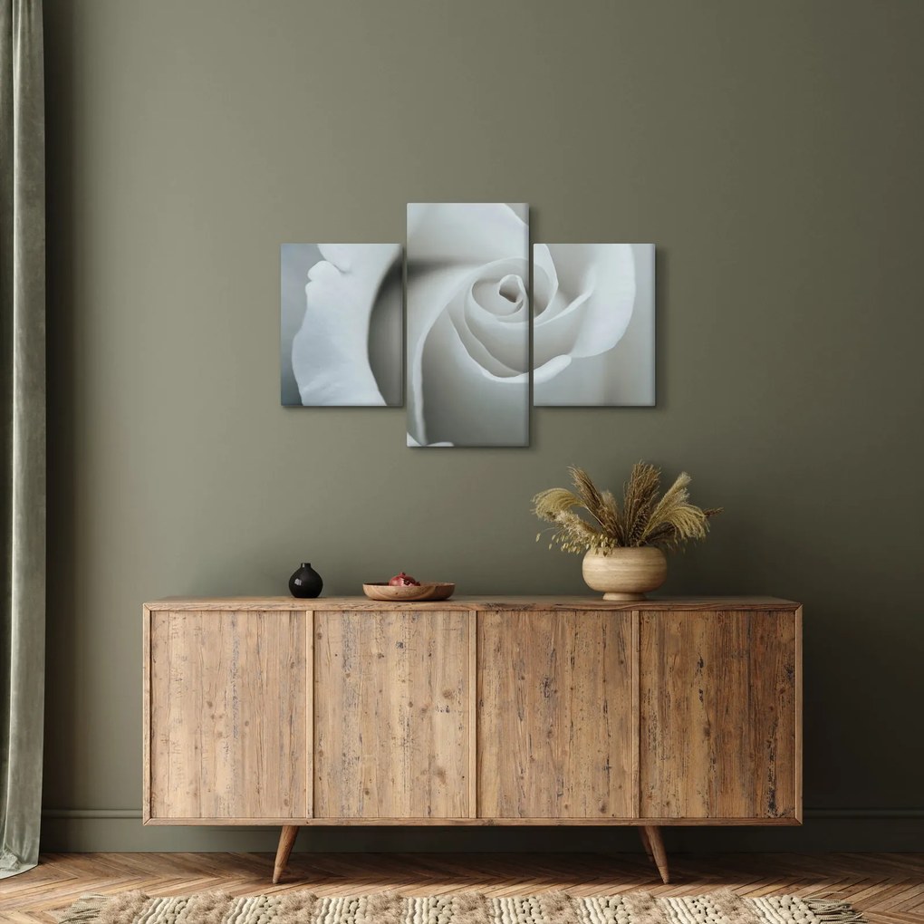 Kép - Fehér rózsa (90x60 cm)