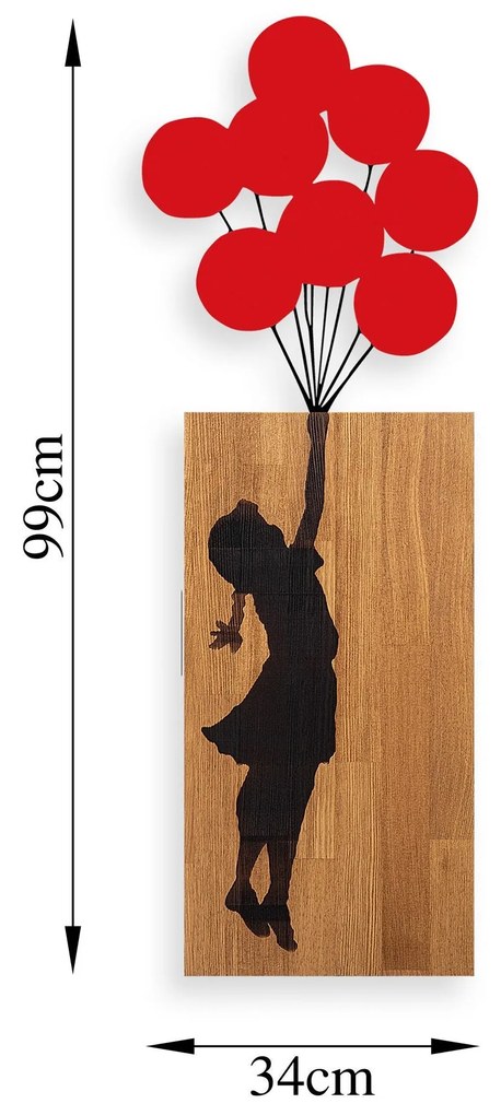 Fa fali dekoráció, Banksy - 17