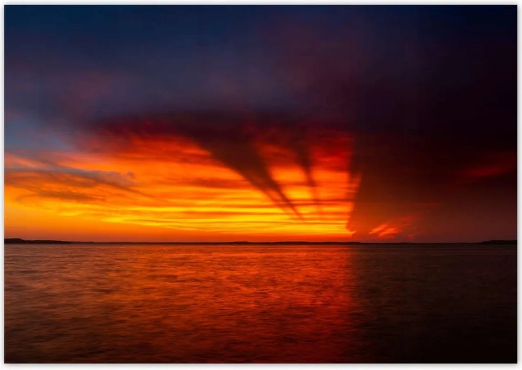 Poszterek 100x70 Tenger naplemente