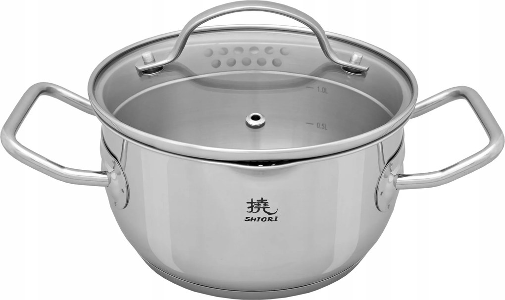 Shiori Steel Series Pro 316 indukciós fazék 16 cm 1,5L