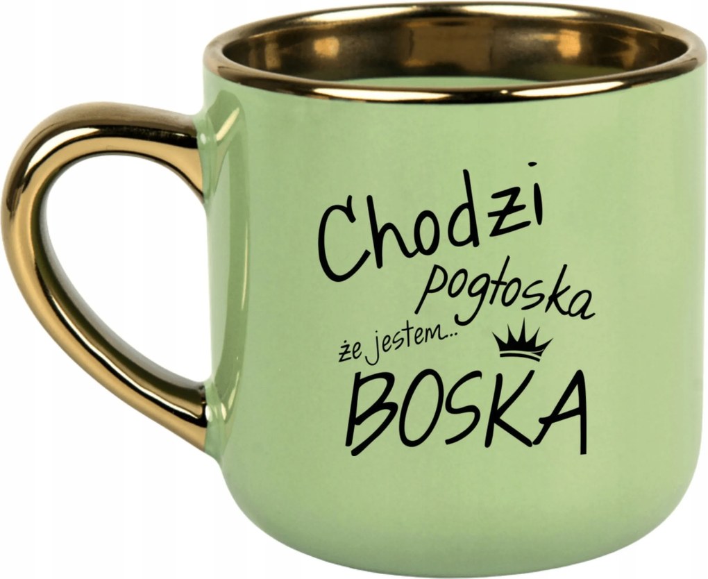 Bögre Zöld 400ml Ajándék Vicces Anyák Napja Isteni Vagyok