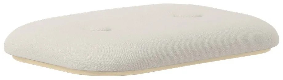 Fehér-natúr színű ülőke Paff Low – UMAGE