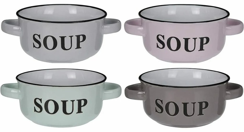 Kerámia leveses tál Soup