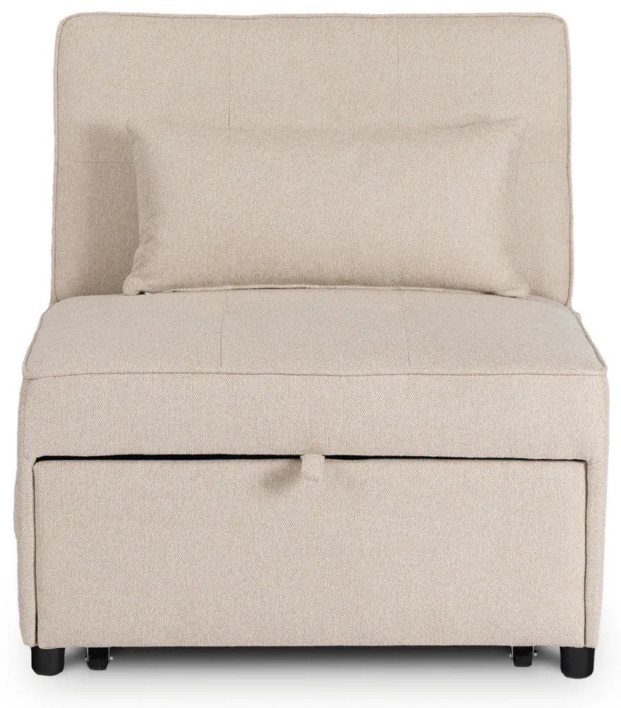 Ágyazható Fotel Bézs Színben. IBERIS 80 cm