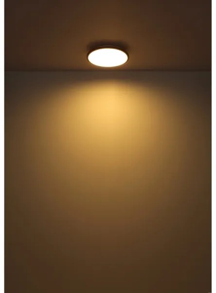 Globo 41569-18B - LED Mennyezeti lámpa XANDER LED/18W/230V 3000K átm. 35 cm fekete