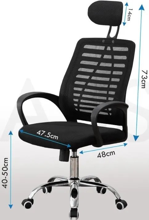 Irodai szék ergonomikus forgószék hintamechanika fejtámla karfa OC01
