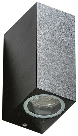 AZZARDO 4268 RIMINI Modern Kültéri Fali Lámpa Fekete GU10 IP54