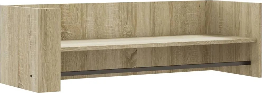 vidaXL sonoma tölgy színű szerelt fa fali polc 100 x 35 x 30,5 cm