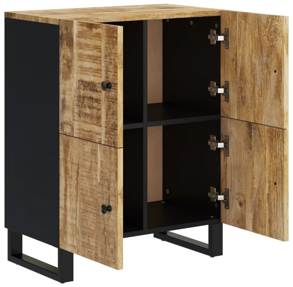 tömör mangófa tálalószekrény 4 ajtóval 60 x 33 x 75 cm